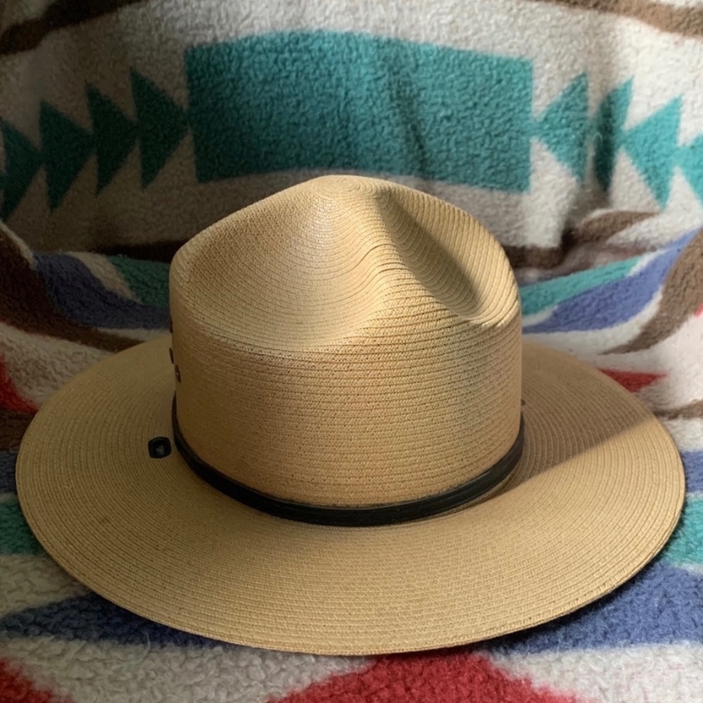 Stratton Straw Campaign Park Ranger Straw Hat